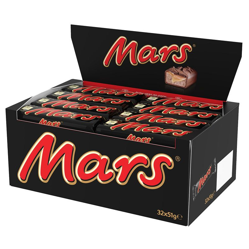 32 Barres Mars Chocolat - Barres de chocolat - Milleproduits