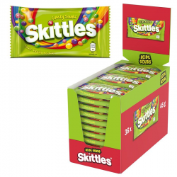 Skittles crazy sours 45g - boîte de 36