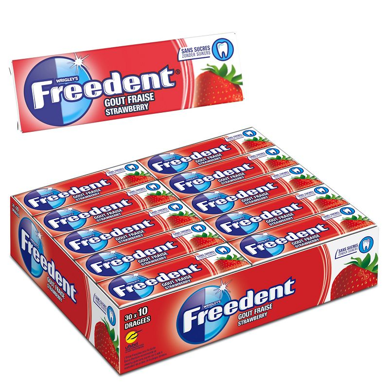 Chewing-gum sans sucres Menthe Fraîche FREEDENT REFRESHERS : la