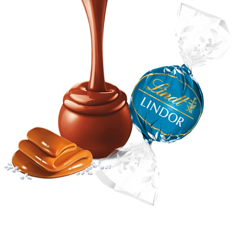 Boules Lindor - chocolat caramel salé - 500g