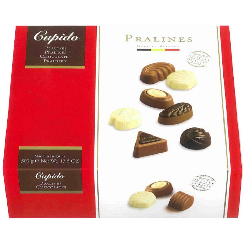 Ballotin de Pralines Belges 500g - Chocolat au Lait - La Belgique Gourmande  : : Epicerie