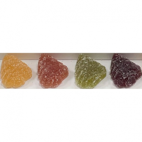 PRECOMMANDE Pâtes de fruits Arbre de Noël 50% fruits - boîte de 2kg