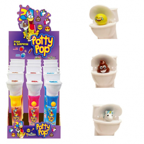 Potty Pop Funny Candy - boîte de 12