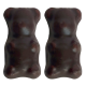 Oursons en guimauve chocolat noir - tubo de 1kg