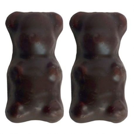 Oursons en guimauve chocolat noir - tubo de 1kg