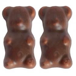 Oursons en guimauve chocolat lait - tubo de 1kg