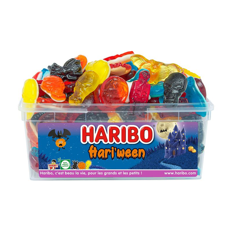 Bonbons crocodiles Haribo - Boîte de 1,1 kg