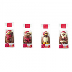 Moulages de Noël figurines 55g - boîte de 16