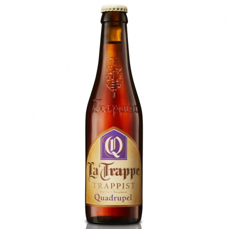 Bière La Trappe Quadrupel 10° vp 33cl - pack de 12