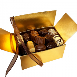 Ballotin de chocolats à offrir 500g : 52 bonbons de chocolat