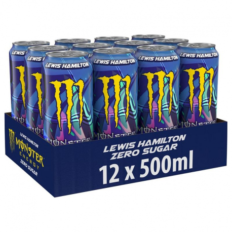 Monster Lewis Hamilton 50cl Zero Sugar - 12 canettes