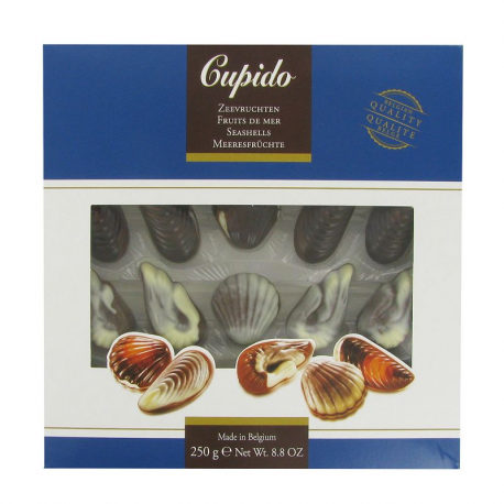 Fruits de mer en chocolat praliné - boîte de 250g