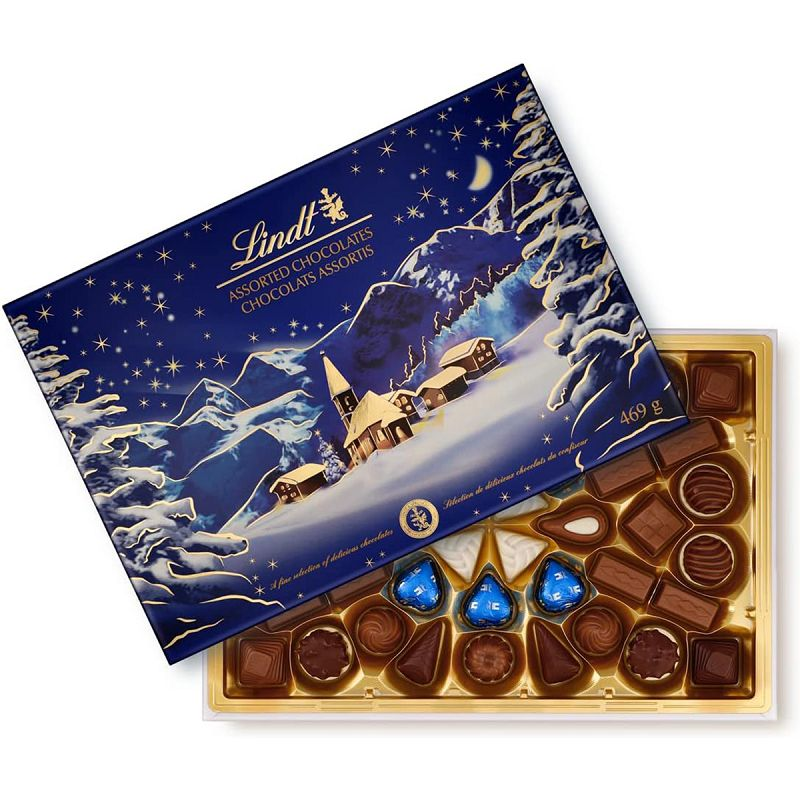 Boîte Lindt PAYSAGE DE NOËL Assorti 469g