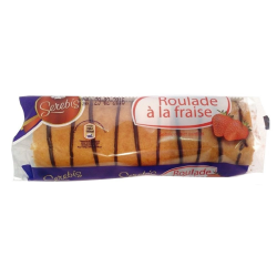 Roulades à la fraise 300g - carton de 7