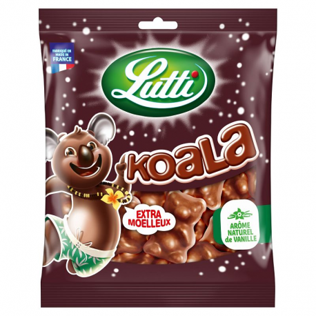 Lutti Koala guimauve chocolat 100g - 12 sachets