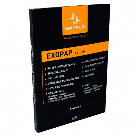 Papiers cuisson Exopap (53 x 32 cm) - 500 feuilles
