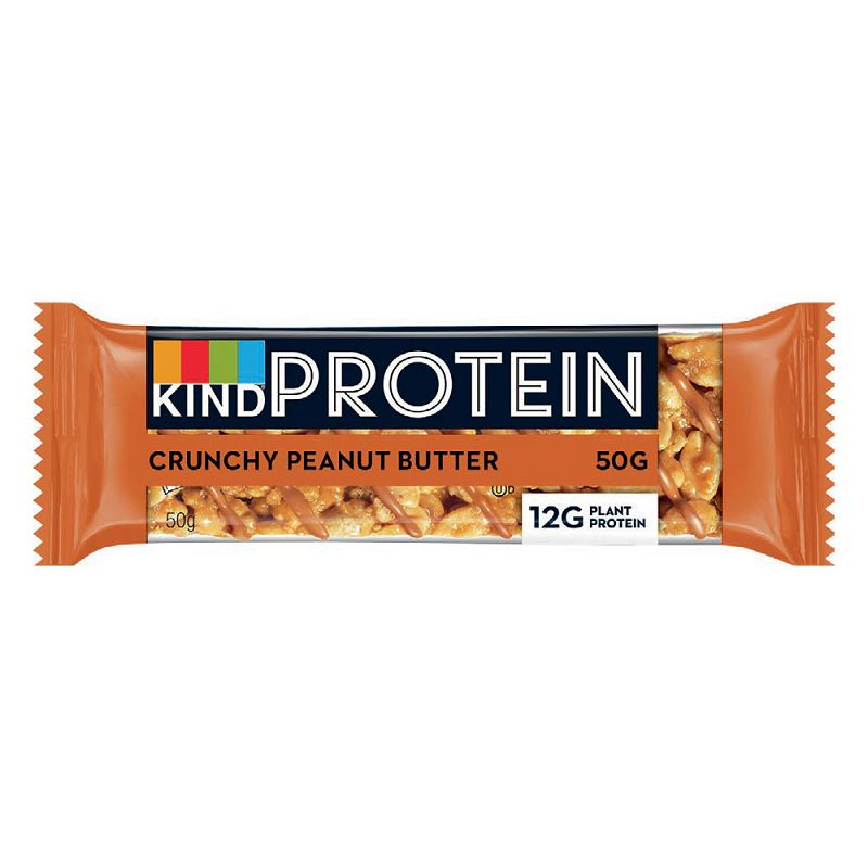 Be-Kind Protein beurre cacahuètes croustillant 50g - boîte de 12