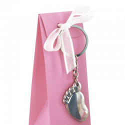 Ballotin et porte-clefs Peton ROSE - pièce