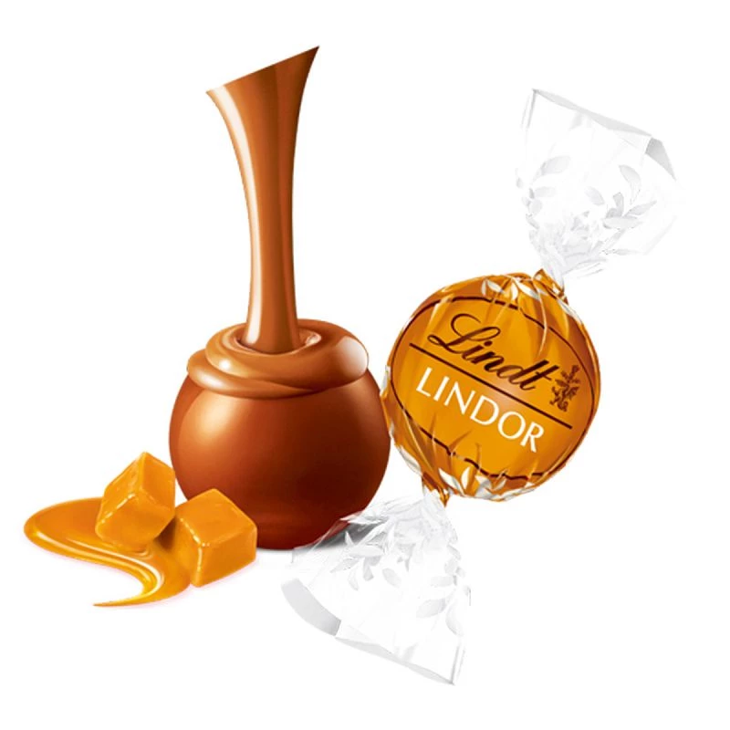 Boules Lindor - chocolat caramel salé - 500g