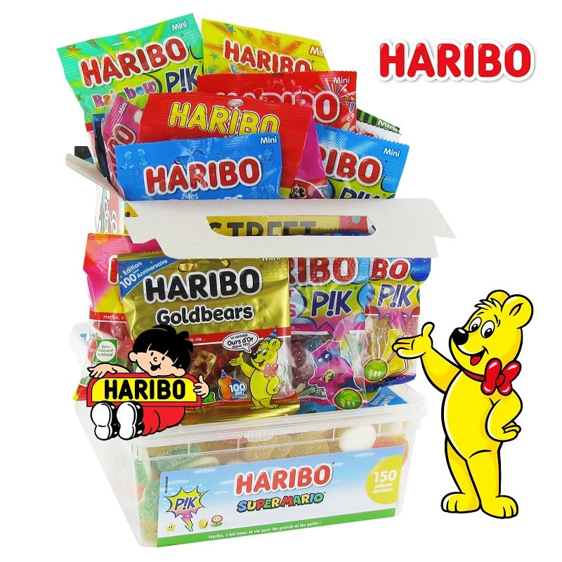 Sachet de bonbons anniversaire Haribo - Princesse