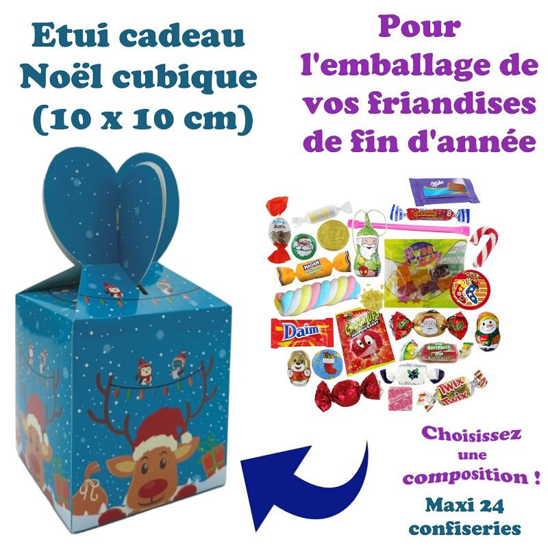 Gobelet cadeau de Noël x10 