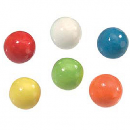 Billes bubble gum multicolores 16mm - 2kg