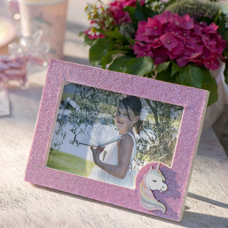 Cadre photo Licorne - pièce