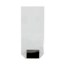 Sachets transparents avec fond carton 100x220mm - 100 pièces