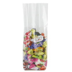 Sachets transparents avec fond carton 100x220mm - 100 pièces