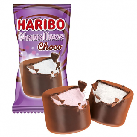 Chamallows Choco HARIBO - carton de 500 pièces
