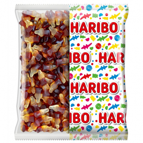 Bouteilles Happy cola lisses HARIBO - 2kg