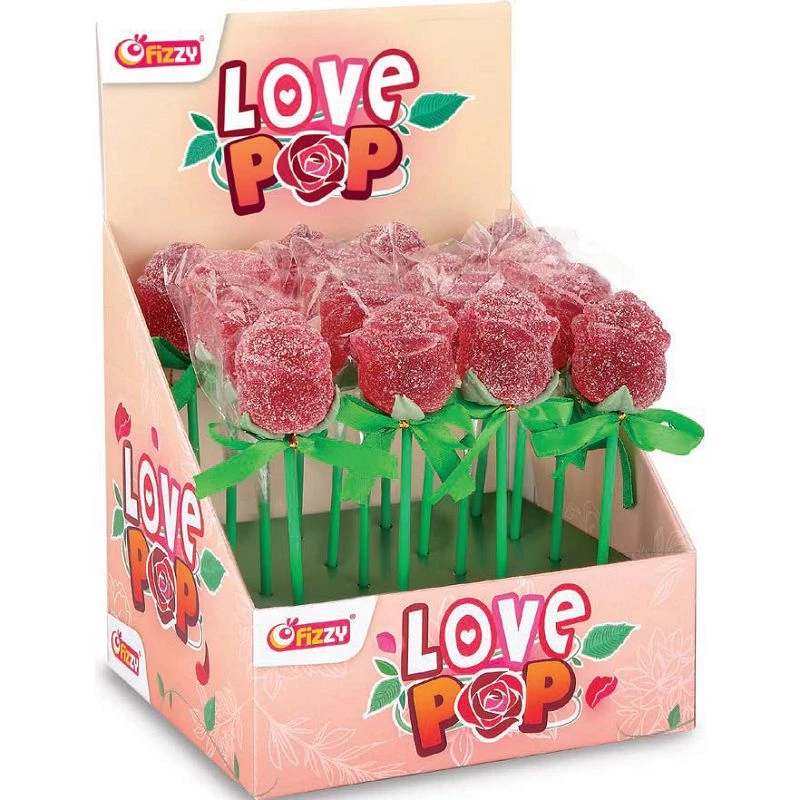 Display sucettes Love Pop 38g - boîte de 16