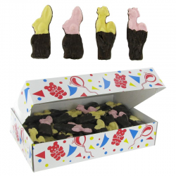 Guimauves mi-chocolatées noir - 1kg