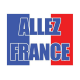 Drapeau Allez France 70 x 100cm - pièce