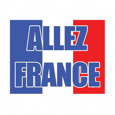 Drapeau Allez France 70 x 100cm - pièce
