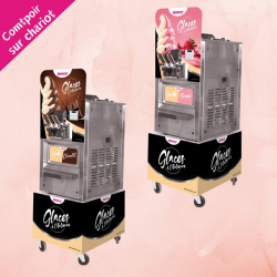 PRECOMMANDE Machine à glace italienne de comptoir + chariot Sun Freeze