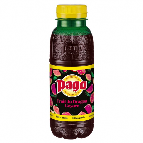 Pago Fruit du Dragon Goyave Pet 33cl - 12 bouteilles