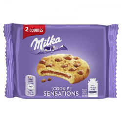 Cookies Sensations 52g Milka - 24 sachets