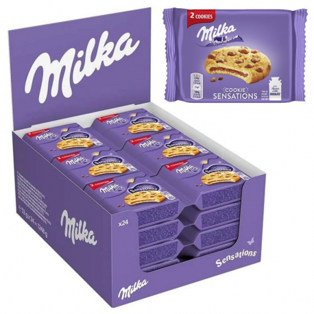 Cookies Sensations 52g Milka - 24 sachets