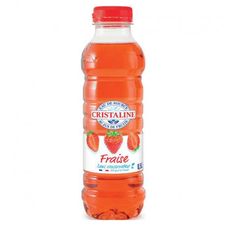 Cristaline fraise - par 24 Pet 50 cl