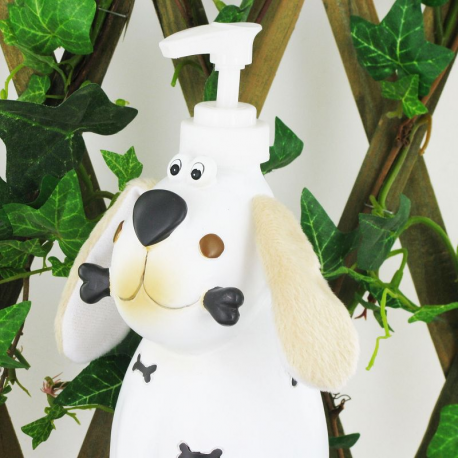Distributeur de savon "chien aux grandes oreilles"