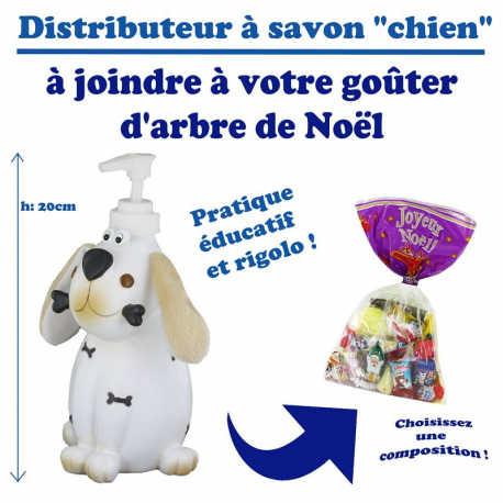 Distributeur de savon "chien aux grandes oreilles"