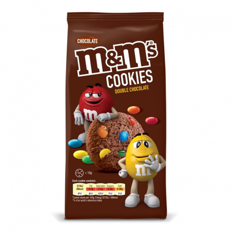 Cookies M&M's double chocolat - 180g