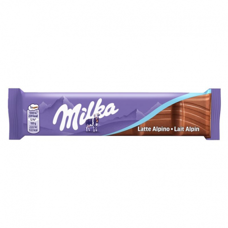 Milka Lait Alpin barre 45g - boite de 30