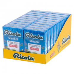 Ricola Menthol SANS SUCRES 50g - 20 étuis