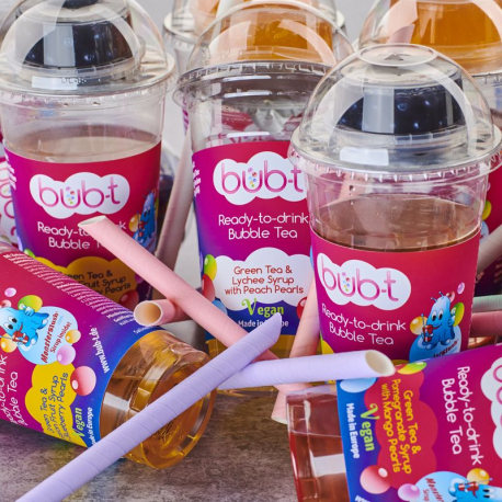 Bubble Tea Litchee Pêche 46cl - pack de 12