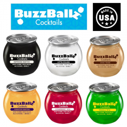 ~Display bois BuzzBallz 144 cocktails 20cl assortis
