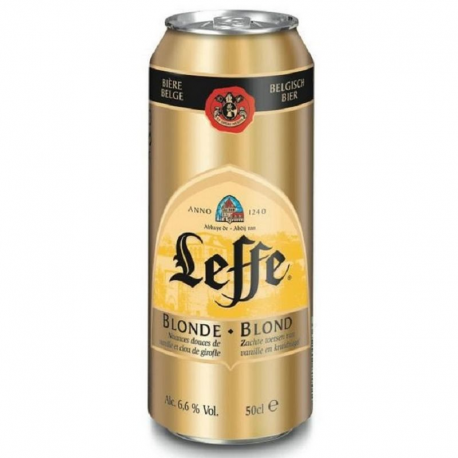 Leffe Blonde Abbaye boîte 50 cl - pack de 24
