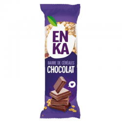 Barres de céréales ENKA chocolat 45g - boîte de 20