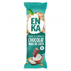 Barres de céréales ENKA chocolat noix de coco 45g - boîte de 20